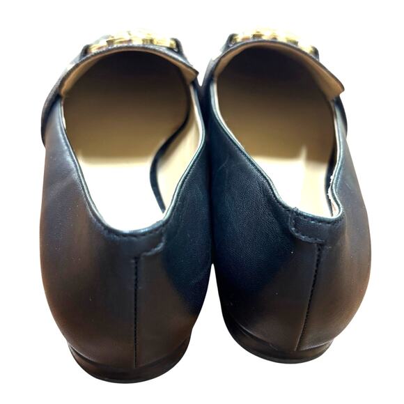 Michael Kors Rory leather loafers slip on shoes US 9.5M black brown monogram - Picture 7 of 11